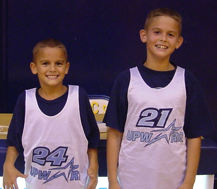 The boys play Basketball